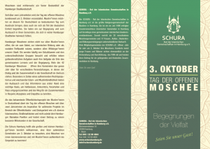 3. Oktober: Tag der offenen Moschee 